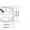 Salzer Ανεμιστήρας Πίνακος 110V AC 120x120x38mm με Ρουλεμάν PD120B-110